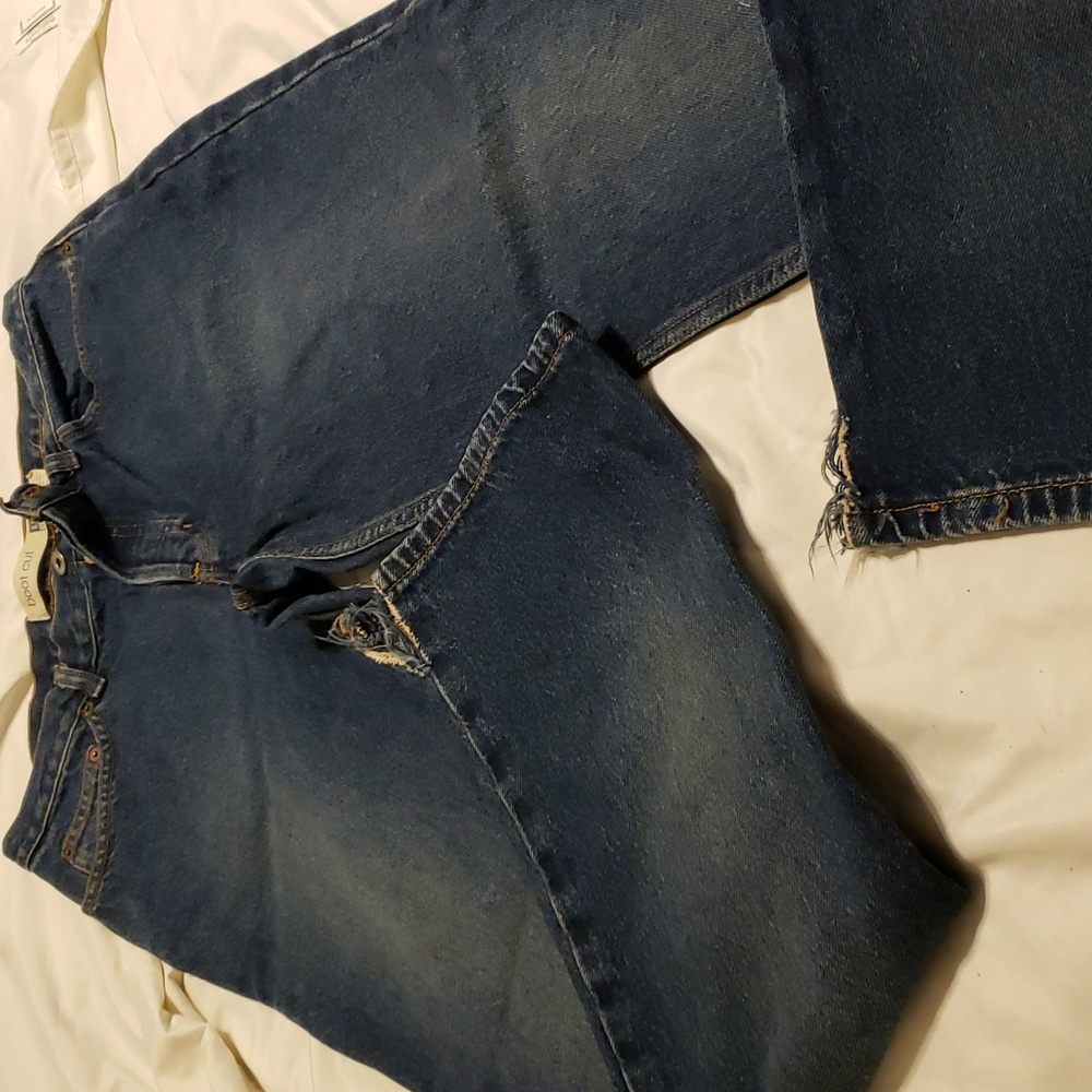 Gap boot cut button up denim jeans